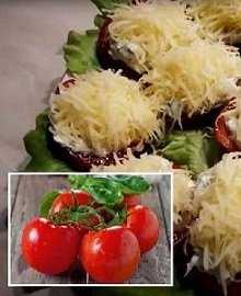 Закуска из помидор, сыра и чесночной заправки zakuska-iz-pomidor