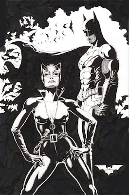 Batman and Catwoman by Paul Gulacy