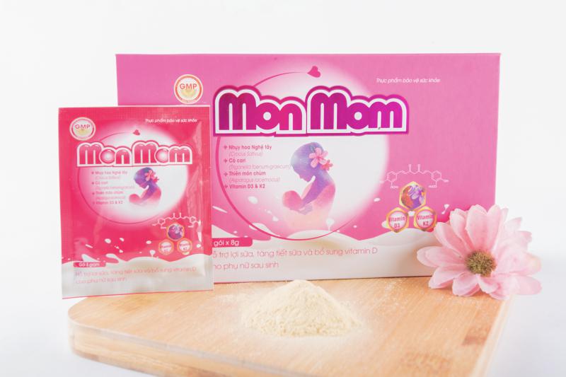 [Combo 3 Hộp] Cốm Lợi Sữa Monmom + Tặng 1 Tinh Dầu MonCare 295k