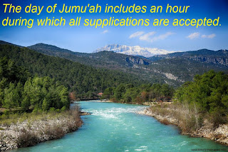 The day of Jumu'ah includes an hour during which all supplications are accepted. bülent boz