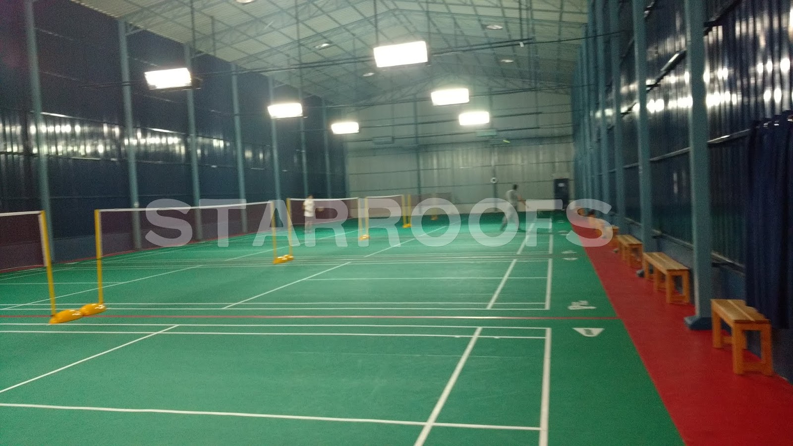 Badminton Court roofing in chennai