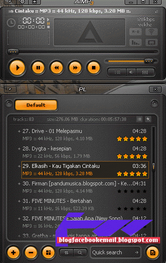 aplikasi pemutar lagu gratis AIMP
