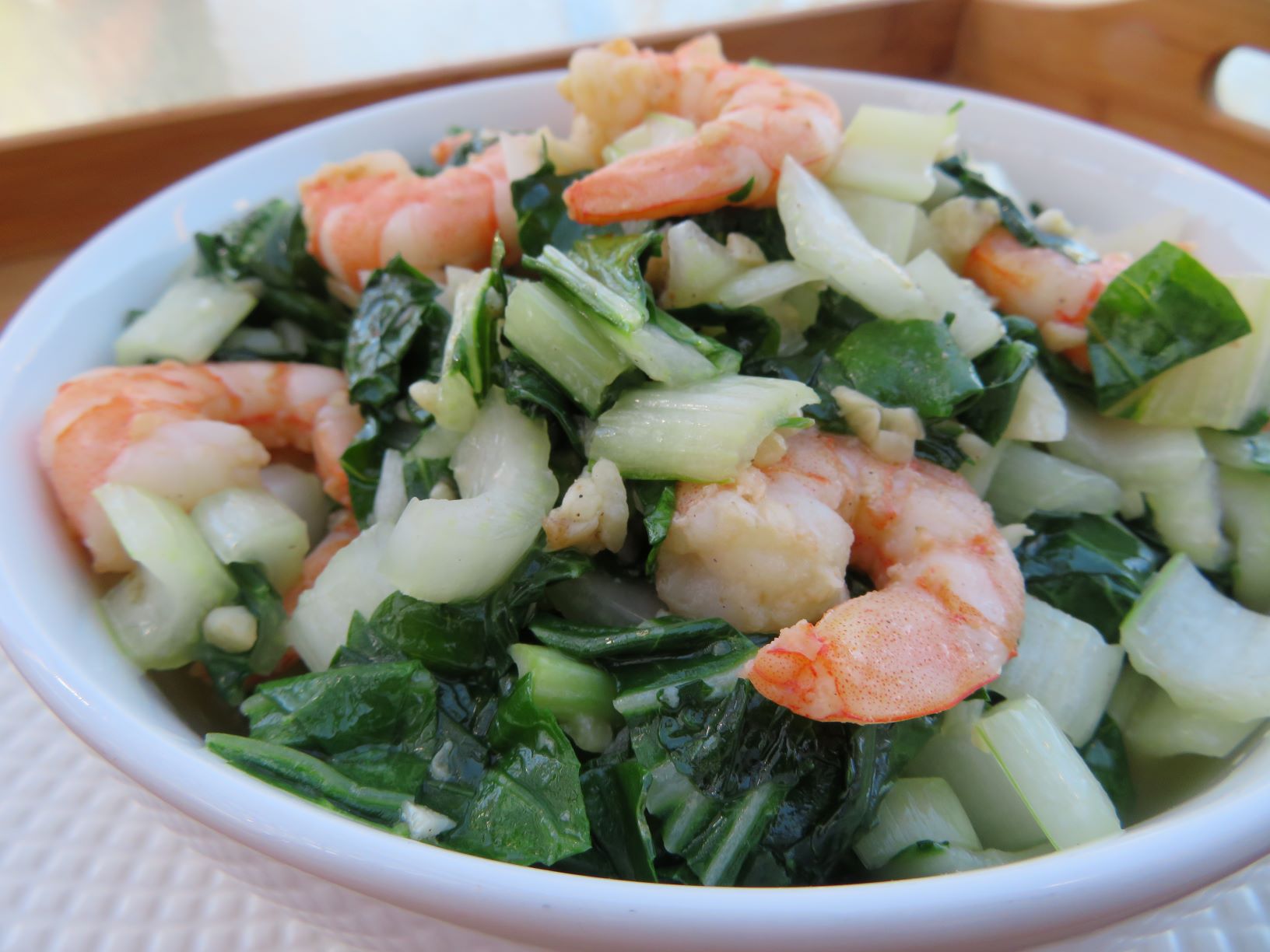 Bok Choy with Shrimp