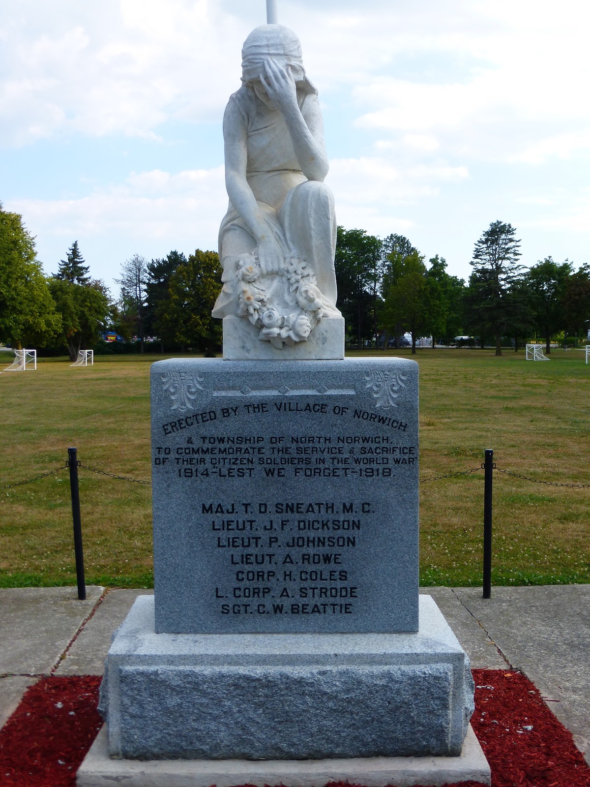 Ontario War Memorials Norwich