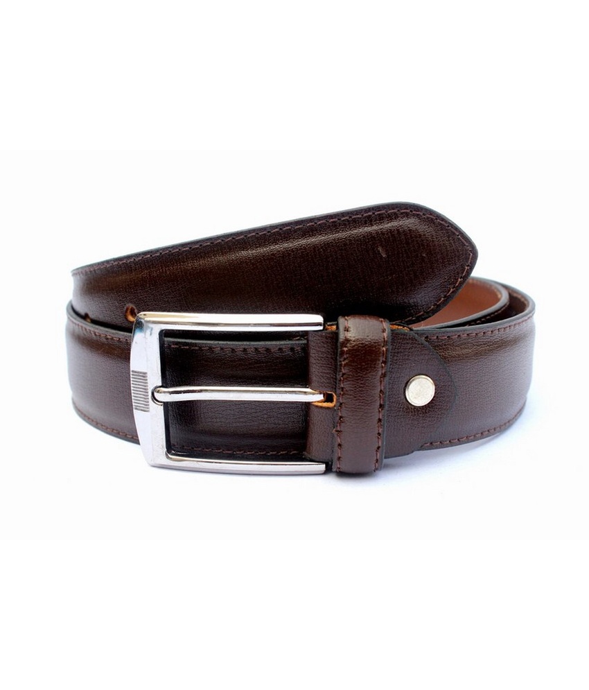 Tops Brown Leather Formal Belts | Sach Online Store