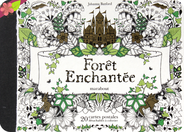 Forêt Enchantée - 20 cartes postales détachables à colorier - Johanna Basford