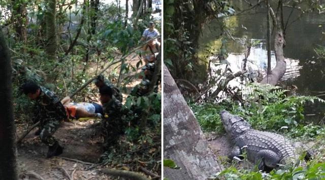 Ngeri! Demi Selfie Menantang Nyali, Paha Mulus Wanita Ini Diterkam Buaya