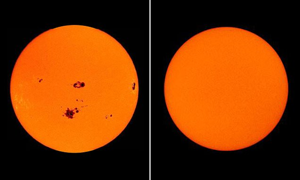 NASA images show sun without spots, New Delhi, News, National, Technology, Researchers