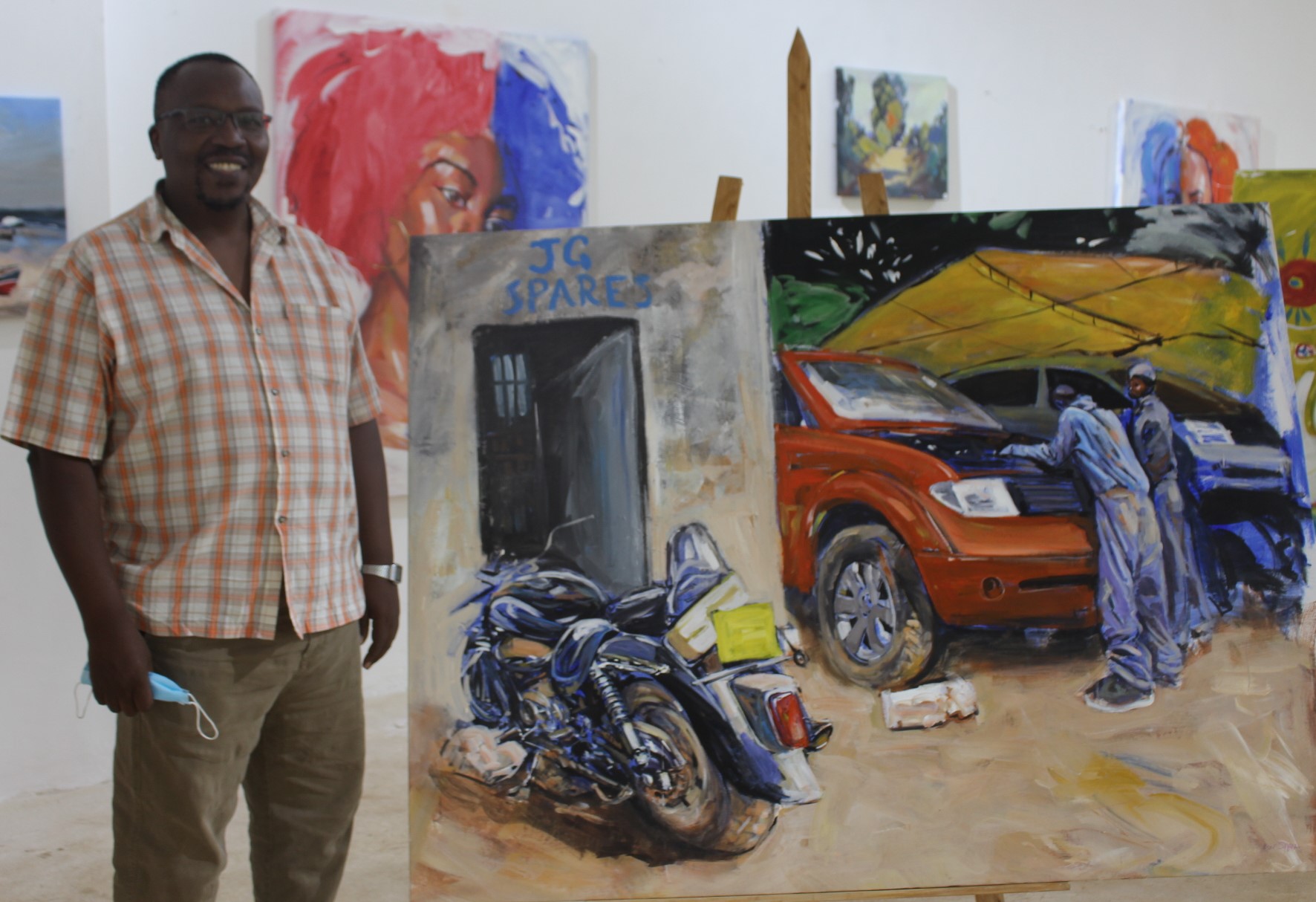 Kenyan Arts Review NEW GALLERY OPENED BY KENYAN PAINTER IN ROSLYN