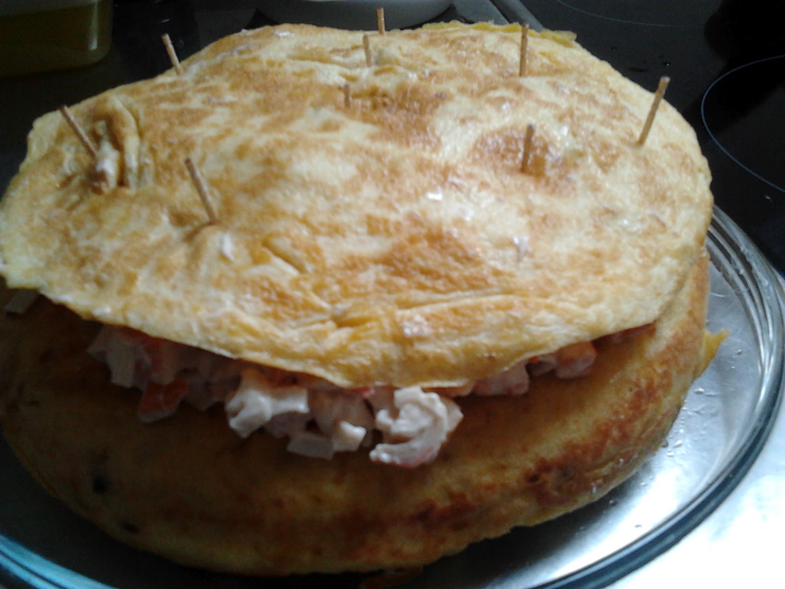 COMEASTUR: Tortilla de Patata Rellena de Marisco