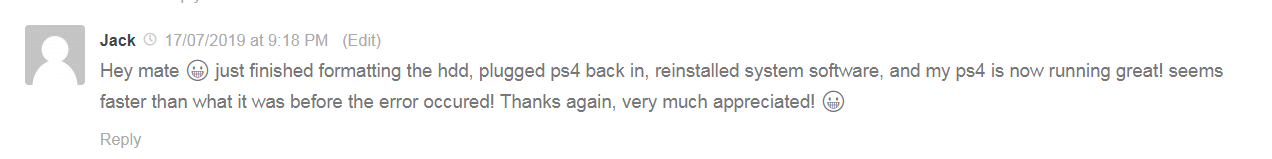 PS4 freezing totally fixed by formatting the hard drive