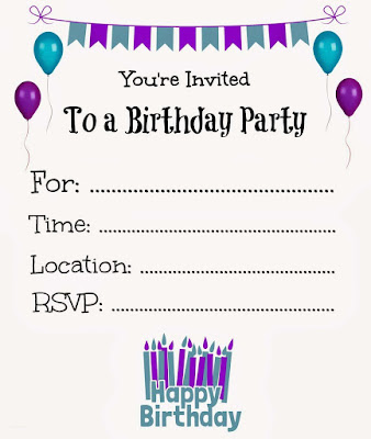 Birthday Invitation Wording