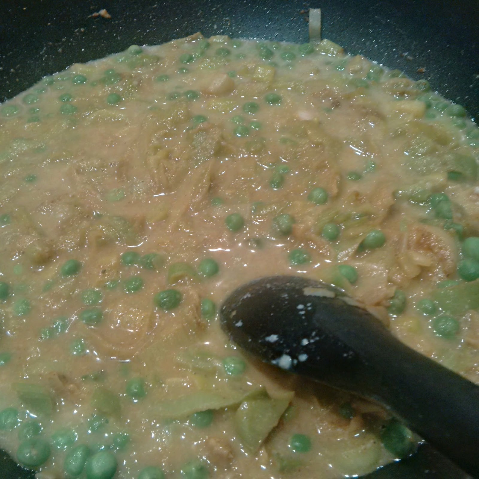 new Leeks and Greens with Coconut Milk