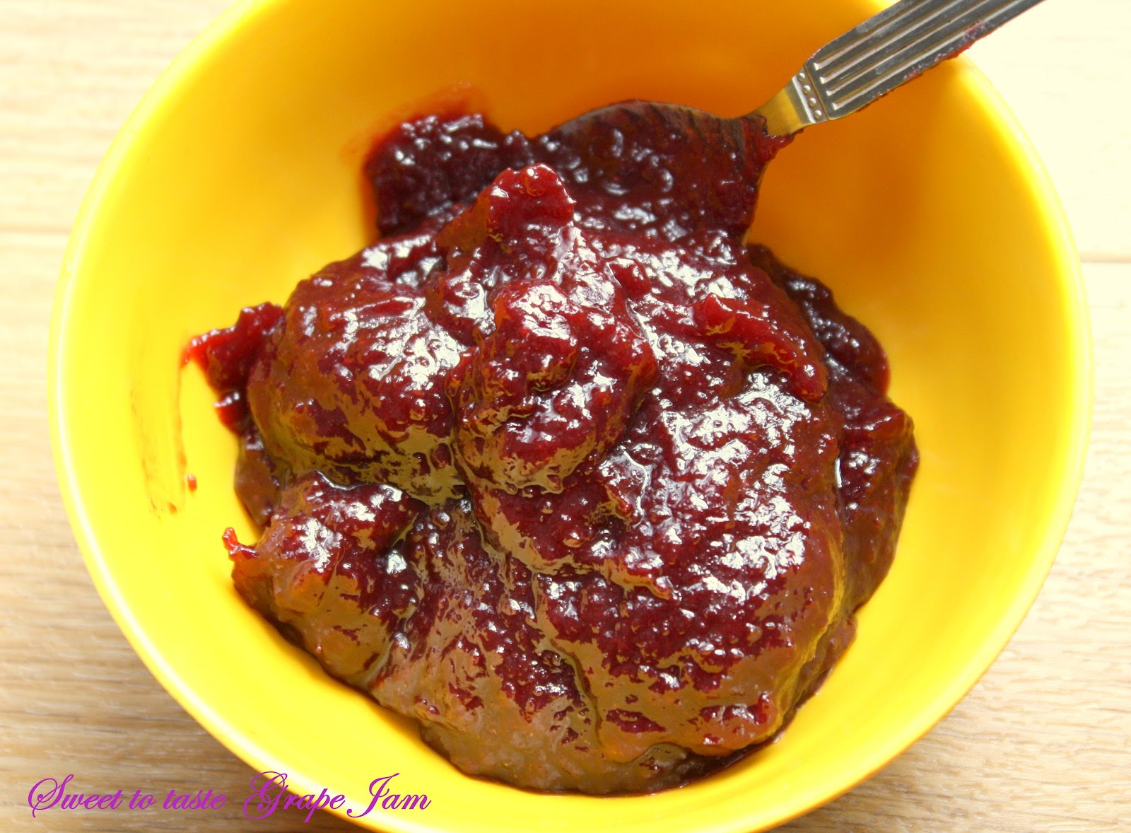 Cook like Priya: Easy Red Grape Jam ~ ♥ A Sweetheart ♥