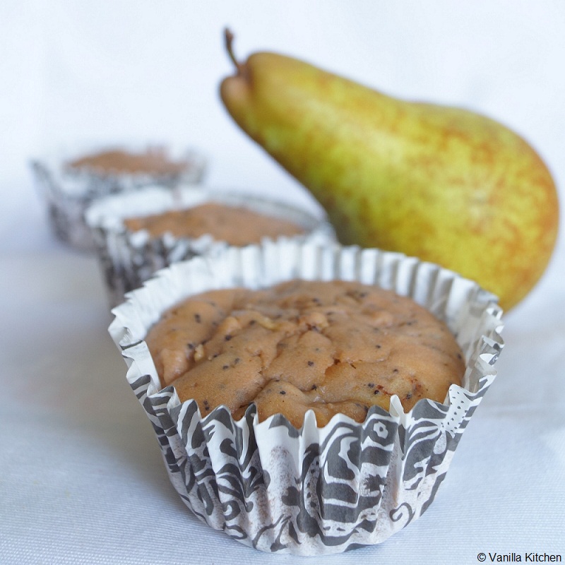 (no) plain Vanilla Kitchen: Birnen-Ingwer-Muffins