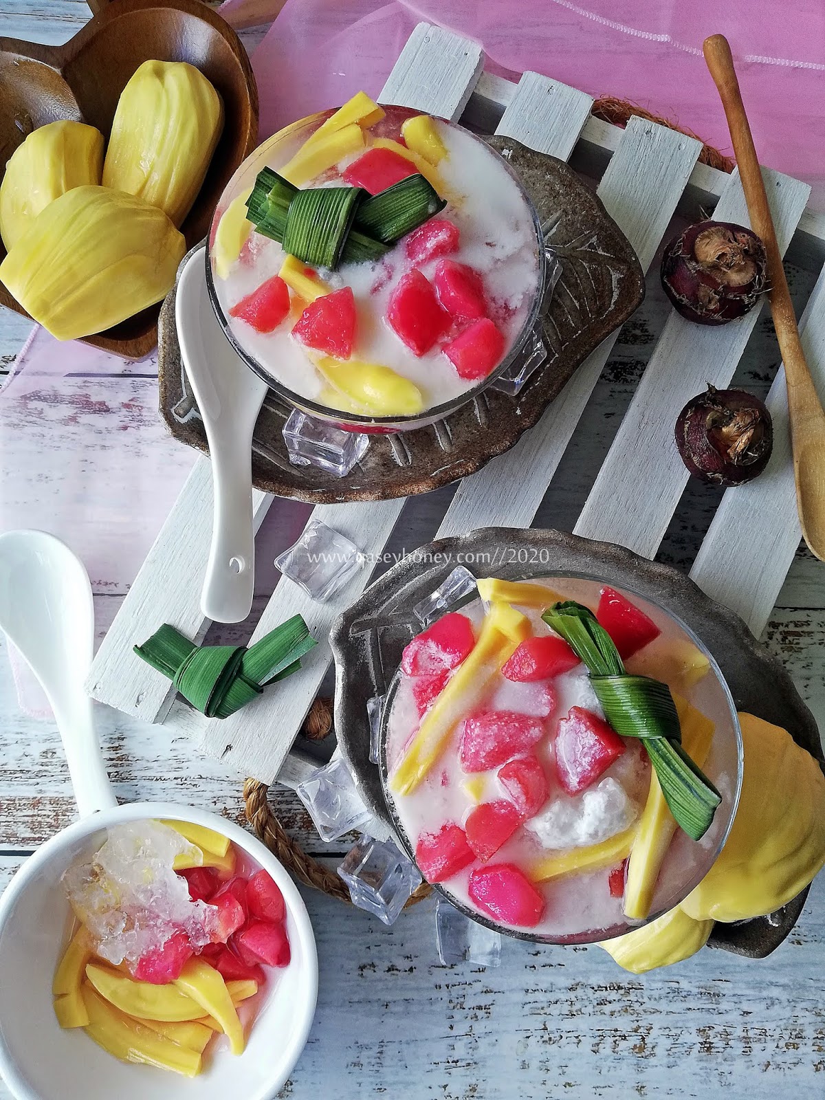 RESEPI TERBAIK RED RUBBIES THAI BERSAMA NANGKA DAN SANTAN ...