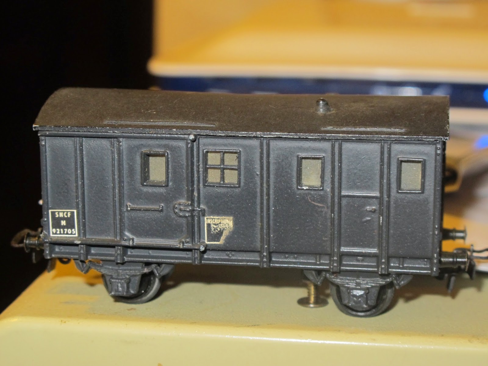 Wagon Fourgon De Queue SMCF HO - Tout Métal Avec Boîte - Très Bon état