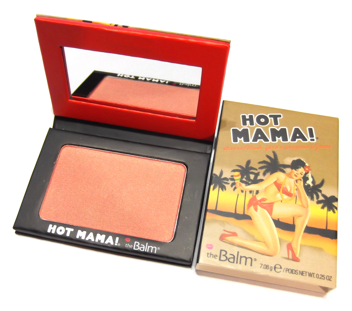 THE BALM COSMETICS Hot Mama Blush.Review Swatches COSMELISTA