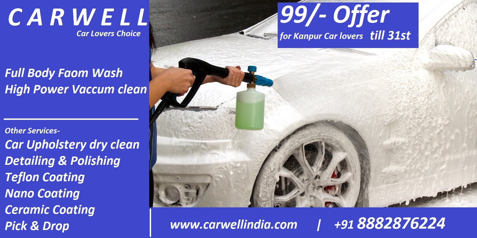 Car wash franchise in India