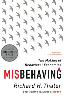 Book cover of Misbehaving: The Making of Behavioral Economics by Richard Thaler