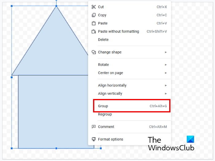 agrupar imágenes en Dibujos de Google