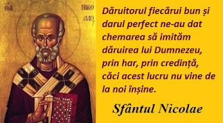 Citatul zilei: 15 martie - Sfantul Nicolae