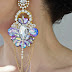 Fancy crystal earrings