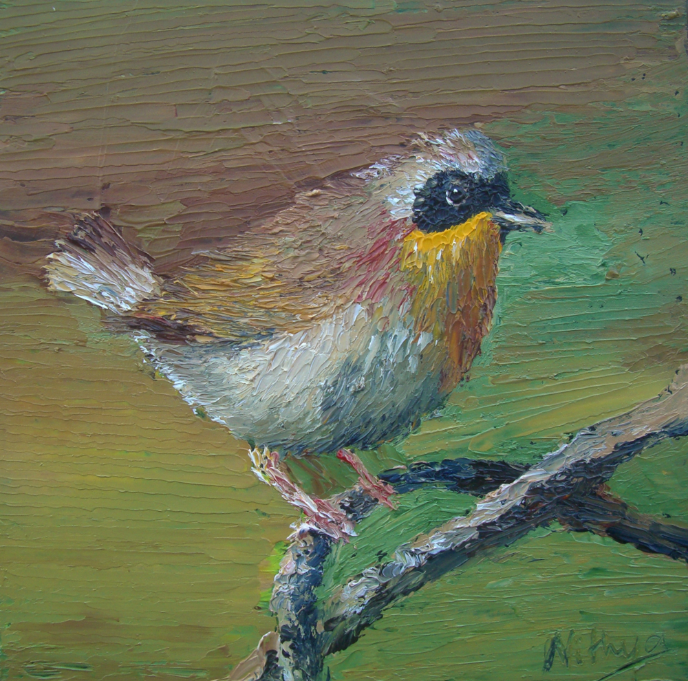 Palette Knife Painters, International Original Palette Knife Bird