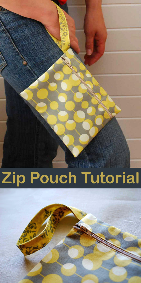Zip Pouch Free Tutorial