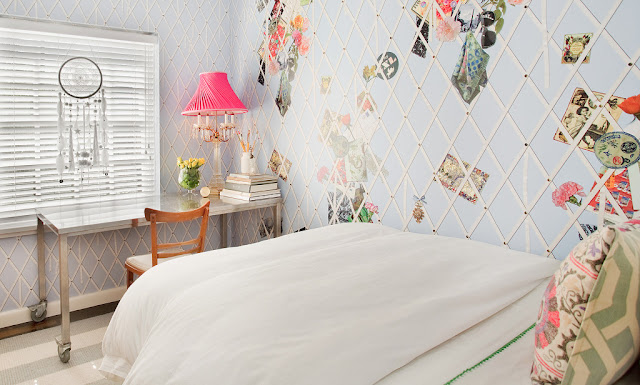 Blog Achados de Decoração. Mural de fotos encantador quarto de menina Blog Achados de Decoração. Mural de fotos encantador quarto de menina