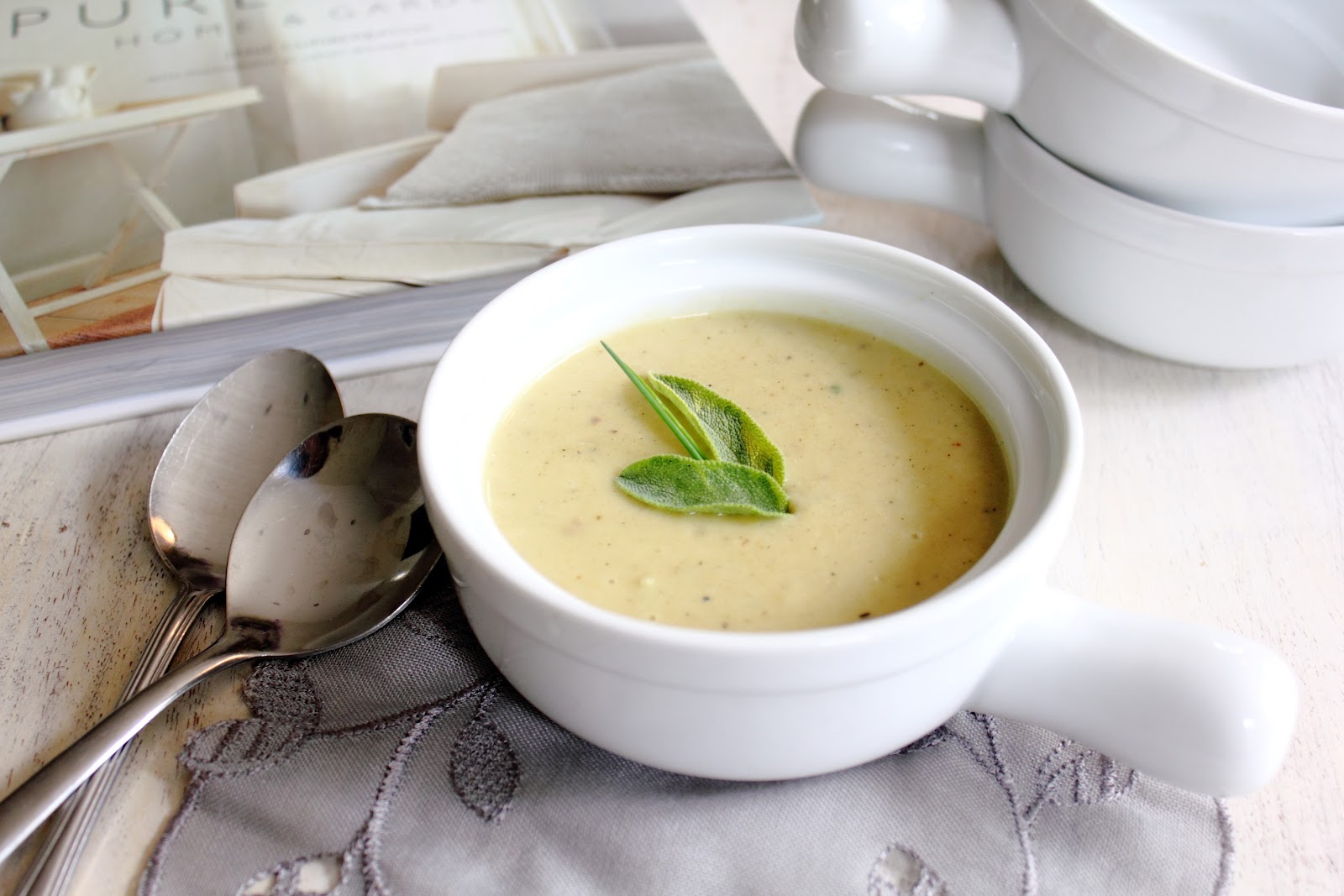 Le Marché de Sophie Potage aux poireaux et pommes de terre