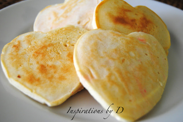 Heart Shaped Pancakes