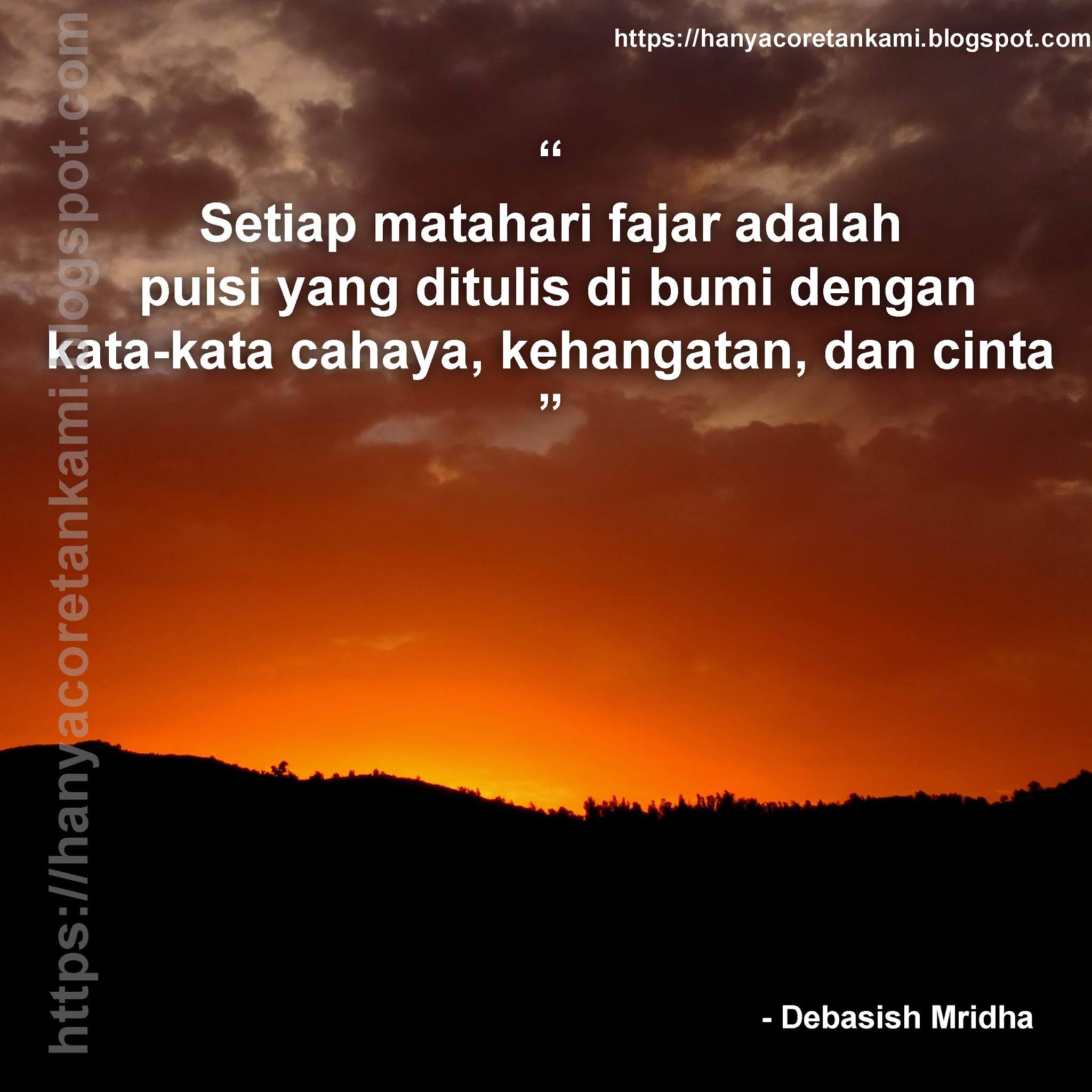 40 KATA MUTIARA FAJAR DAN SENJA (INSPIRASI UNTUK PAGI & SORE