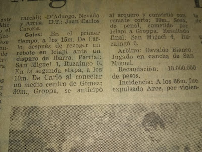 8 de diciembre de 1979. A 41 años de un logro histórico: El ascenso a la "C". Atlético San Miguel, Campeón de 1ra. "D". Por: Carlos Ponce. 370102ae-916b-47ad-9b37-0a8b66657946