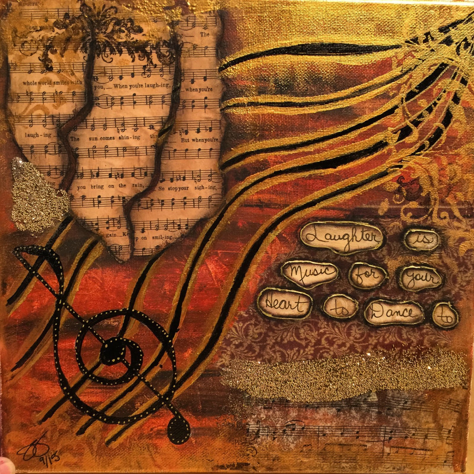 JJ Creations Studio Mixed Media Canvases