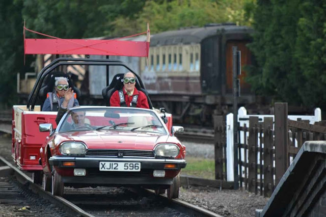 Tamerlane's Thoughts: Top Gear Audi S8 train versus Jaguar TGV12