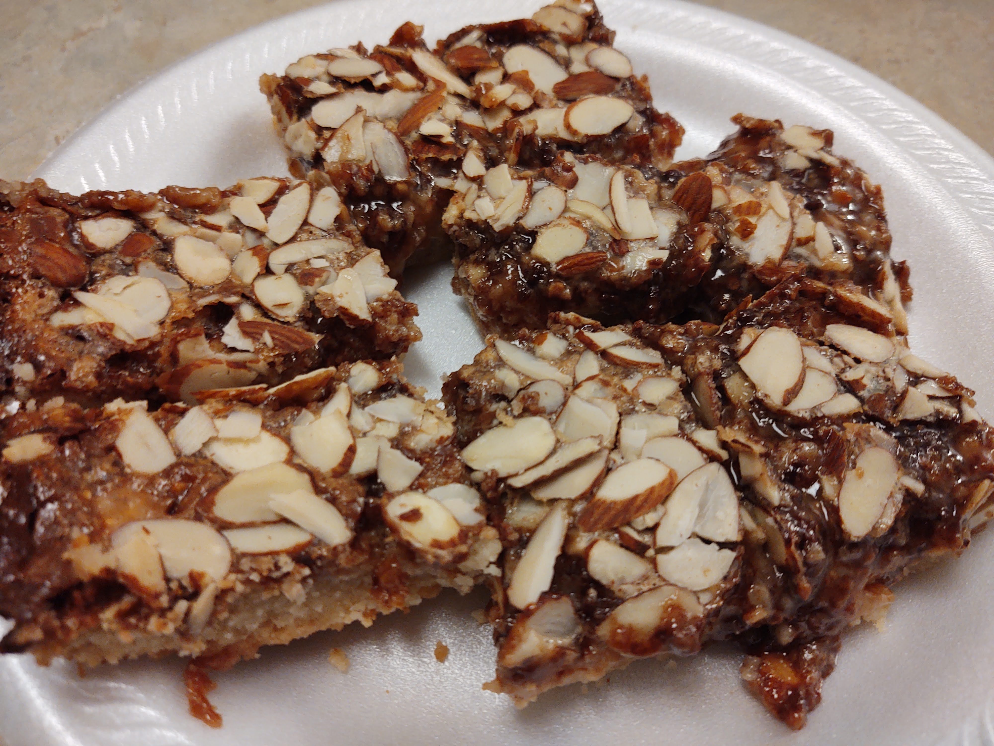 Recipes For My Kids And Lisa Almond Toffee Squares
