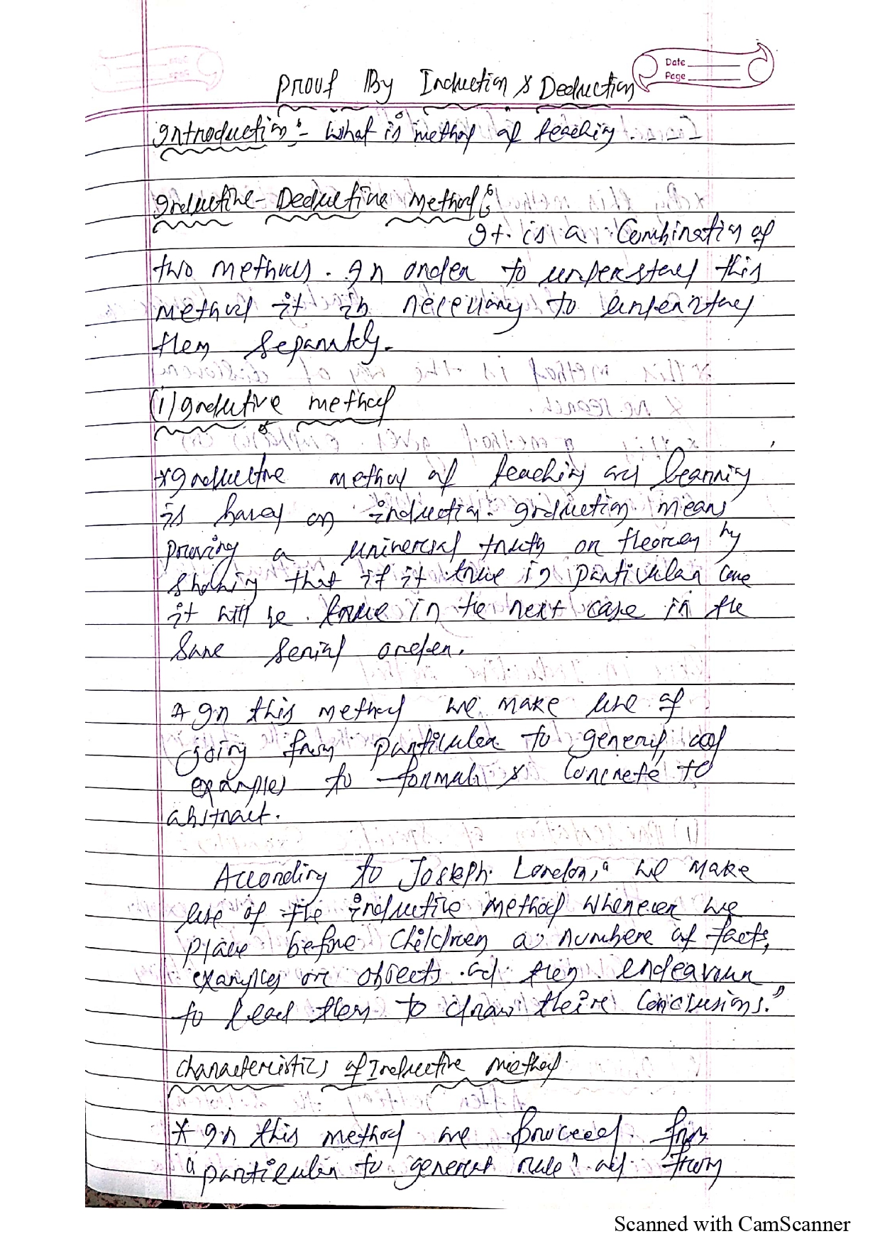 Pedagogy of Mathematics B.ed Notes