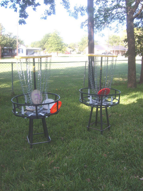 Prior: Hand Made Frisbee Golf from Junk