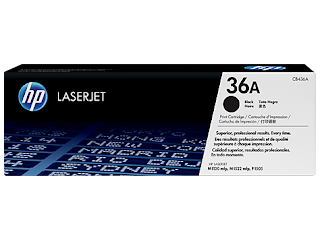 CB436A - HP 36A Black Original LaserJet Toner Cartridge