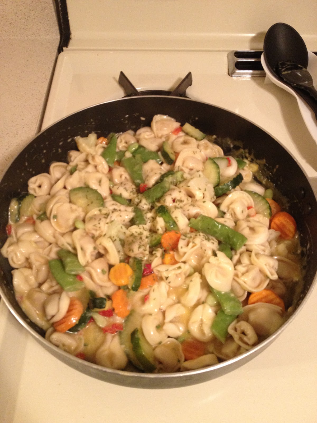 Get Fit. Eat Well. Be Happy Tortellini Primavera