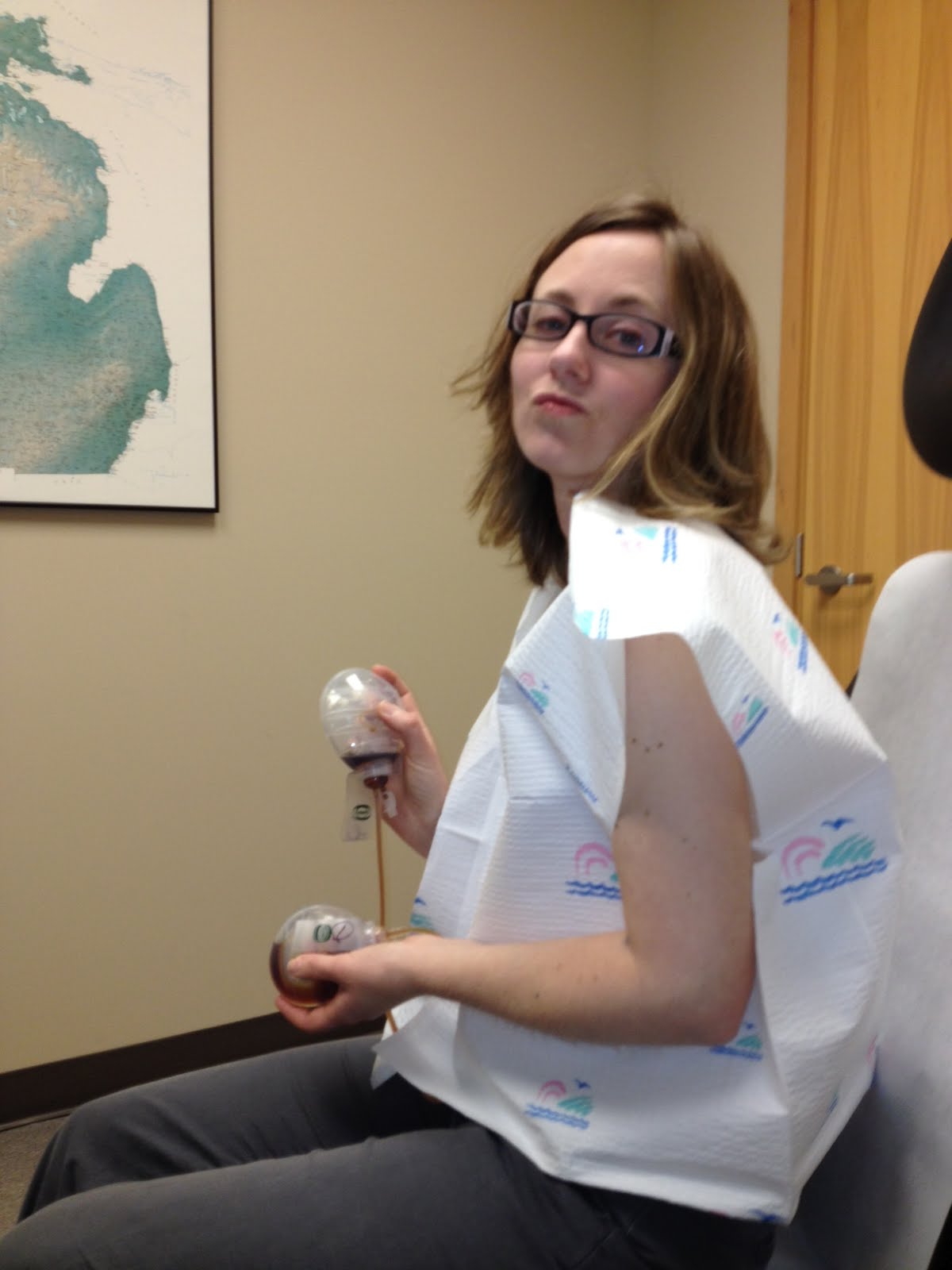 My life, distilled. Who's got two thumbs and no more JP drains? This