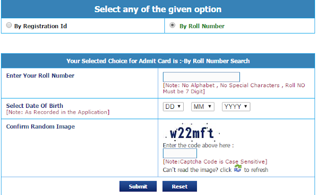 UPSC Geologists Admit Card UPSC Geologists Admit Card