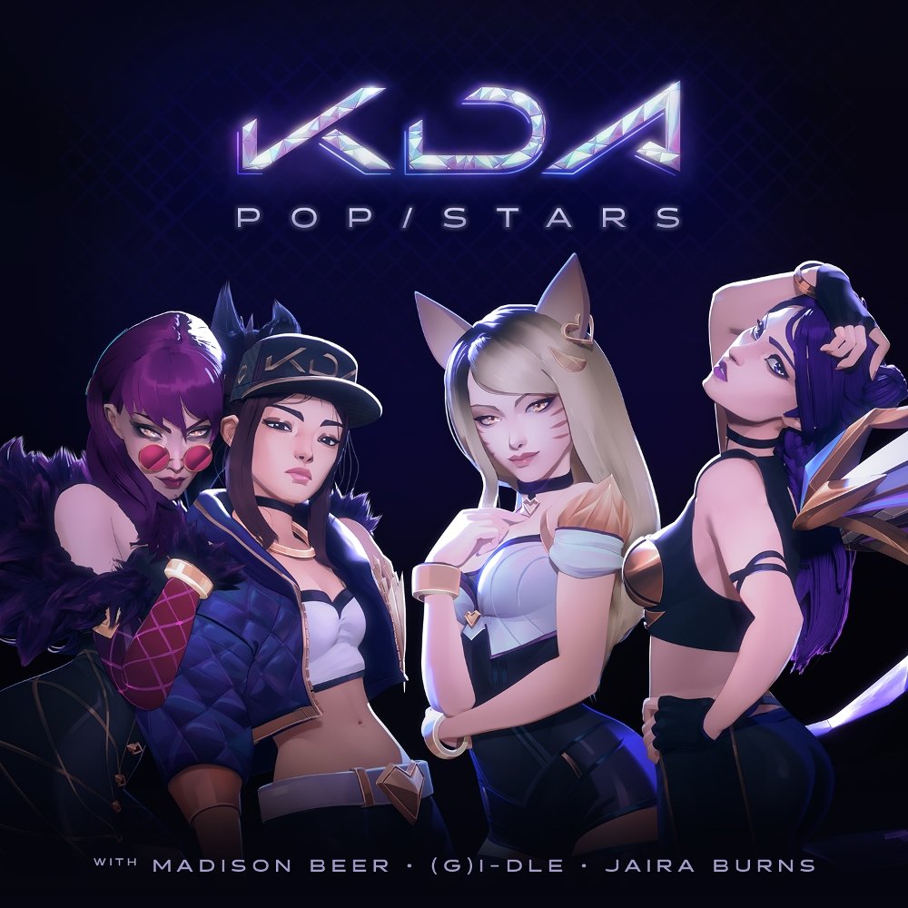K/DA, Madison Beer & (G)I-DLE – Pop / Stars (feat. Jaira Burns) – Single