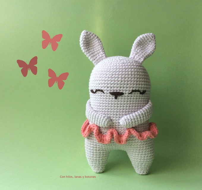 Con hilos, lanas y botones: Ballerina Bunny Amigurumi