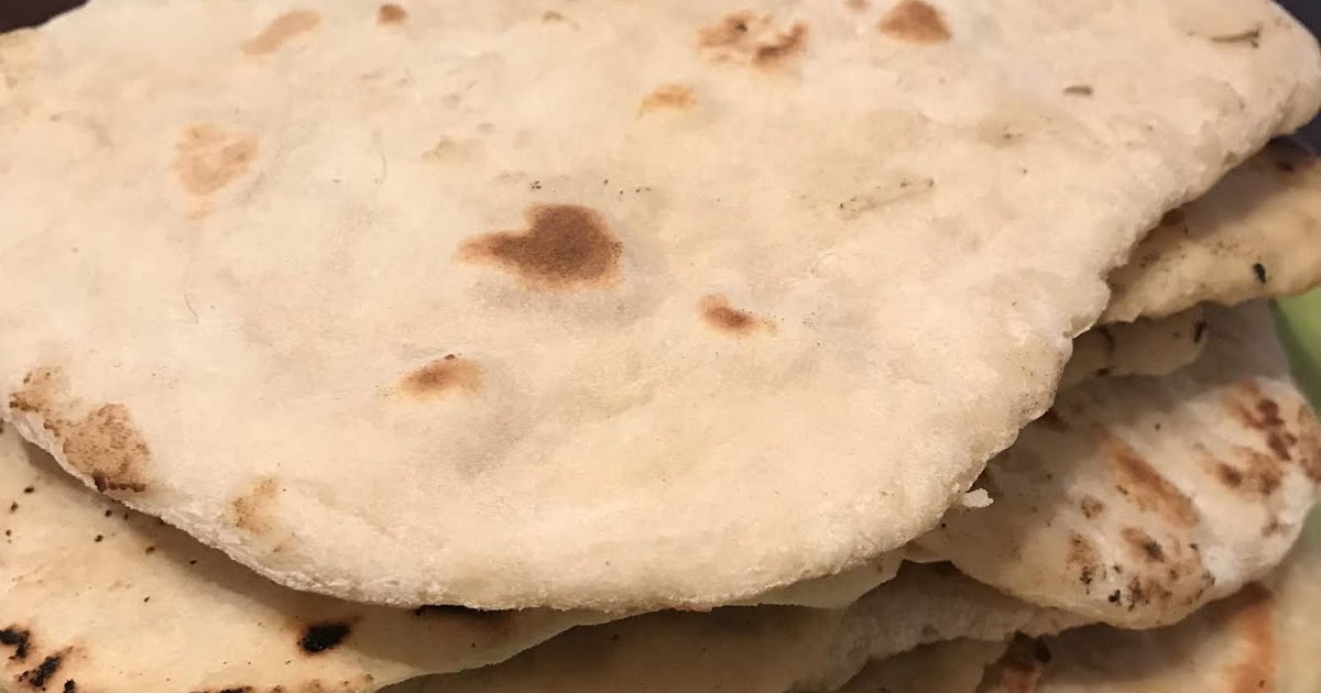 Homemade Greek yogurt flatbread