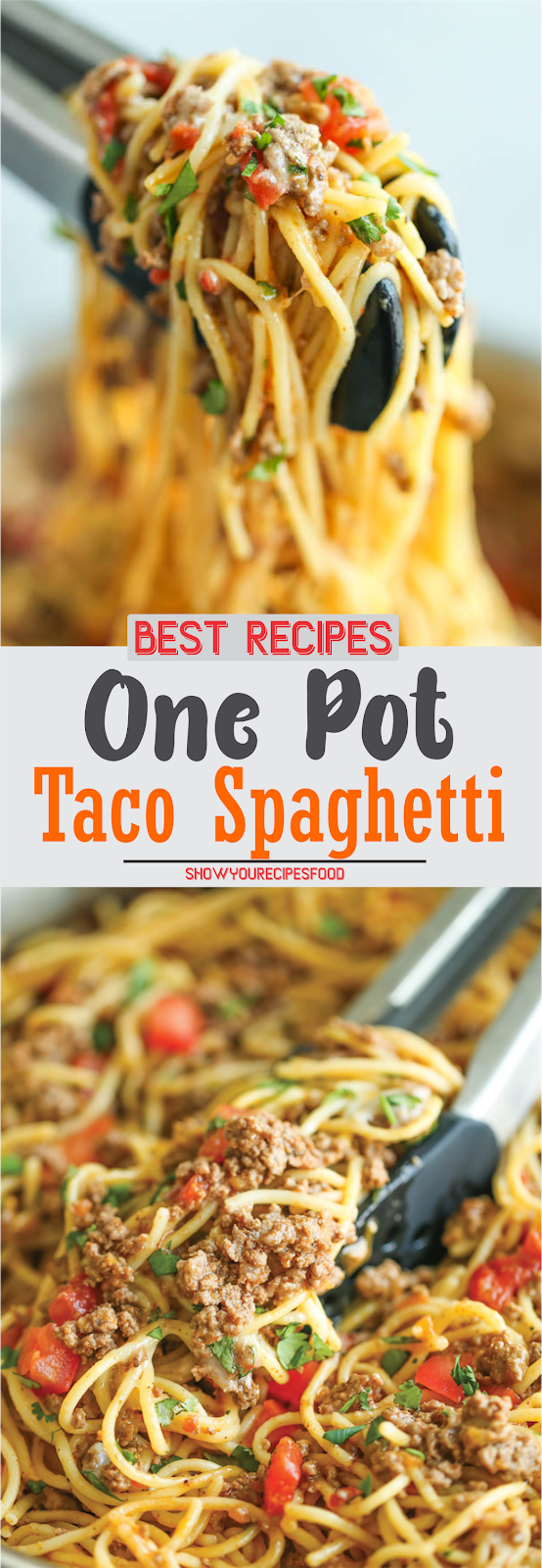ONE POT TACO SPAGHETTI | Show You Recipes