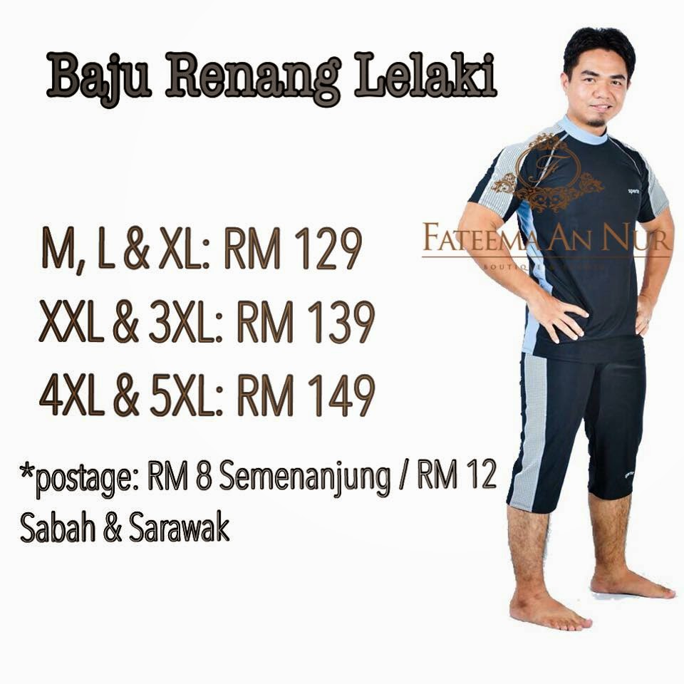  Baju  Renang  Muslimah Baju Renang Lelaki  Dewasa