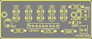 PCB LED 10 Bar LB1403
