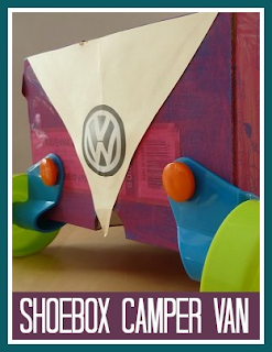 How to make a camper van from a shoebox using Rolobox wheels